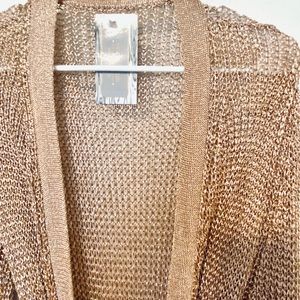 Sorelle UK Rosegold Metallic Sheer Mesh Dress